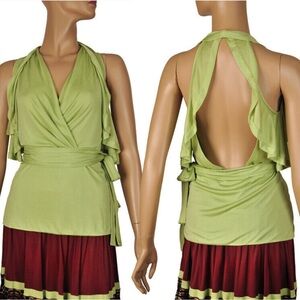 Gucci Vintage Ruffle Tank